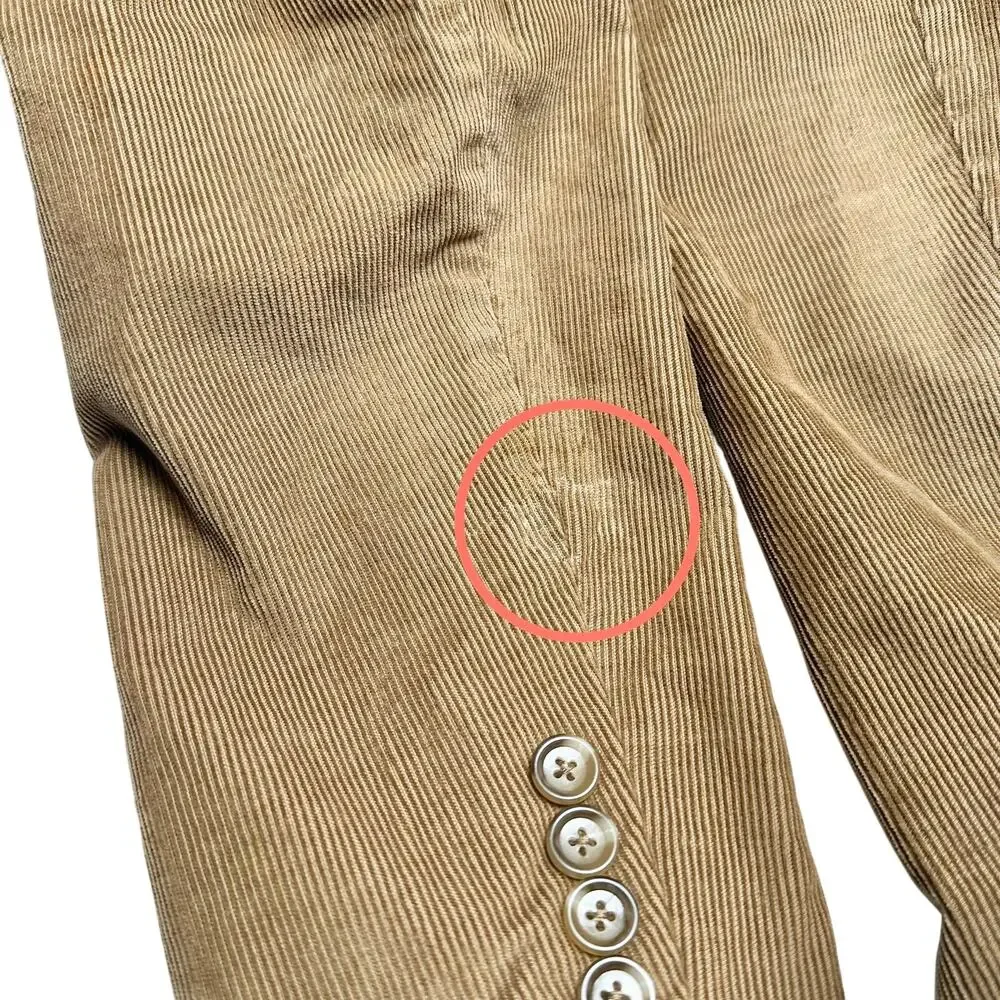 J. Crew | Men | Tan Corduroy Single Breasted Blazer | Size Medium